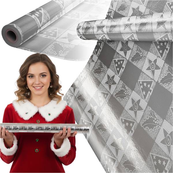 Geschenkpapier PAPERHIT Grau - Papier - 57 x 57 x 2500 cm