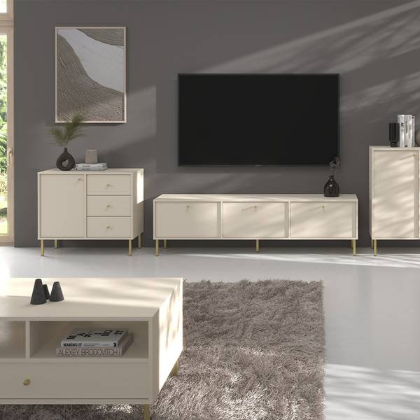 Couchtisch FLOREN II Grau - Holzwerkstoff - 100 x 50 x 65 cm