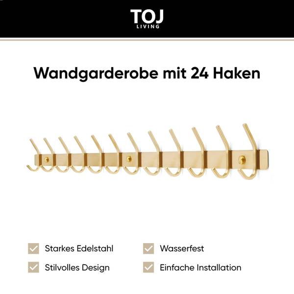 Wandgarderobe Soho V Gold