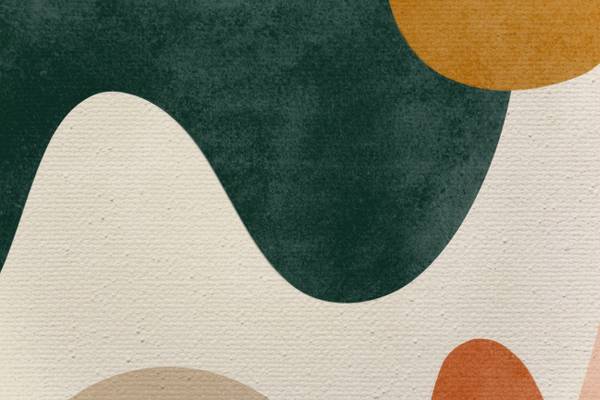 Leinwand 60x40 Abstrakte Landschaft Polyester - 3 x 60 x 40 cm