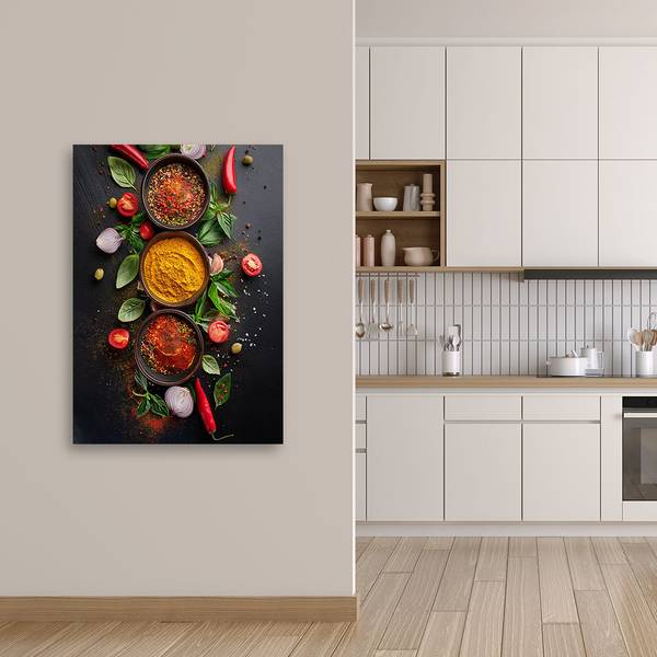 Tableau déco Épices 40 x 60 cm