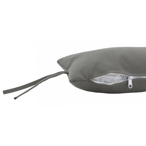 Fauteuil double suspendu en polyrésine Noir - Fibres naturelles - 128 x 186 x 67 cm