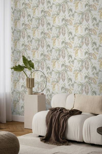 Tapete 640217 Grün - Papier - 53 x 1000 x 53 cm