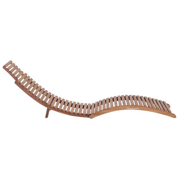 Sonnenliege 44666 Braun - Teakholz - 50 x 55 x 175 cm