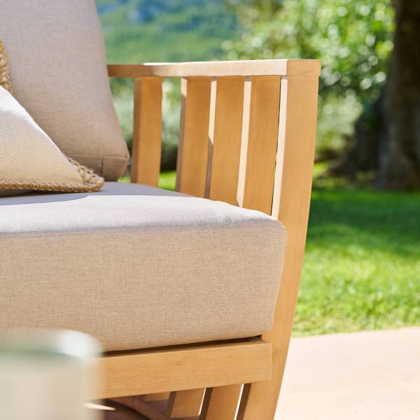 Gartenmöbel LEMINDO Massivholz - 180 x 86 x 275 cm