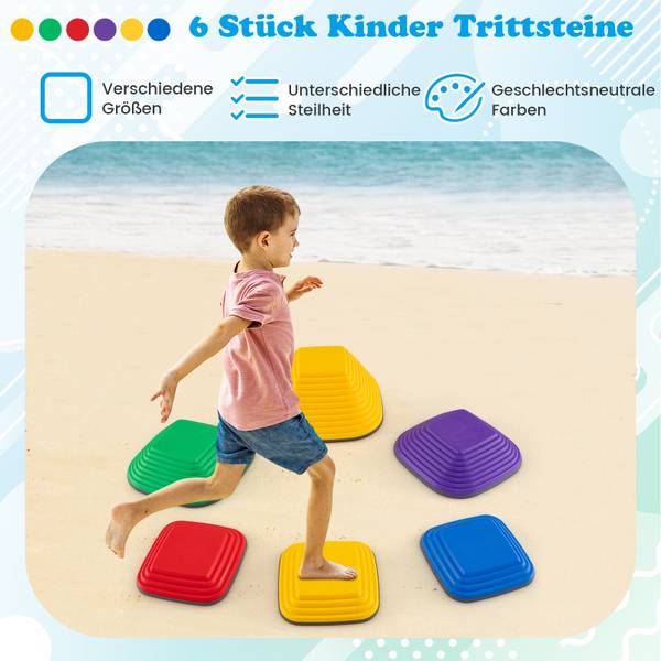 Balanciersteine GK32349OEDE(6-tlg.) Kunststoff - 34 x 15 x 34 cm