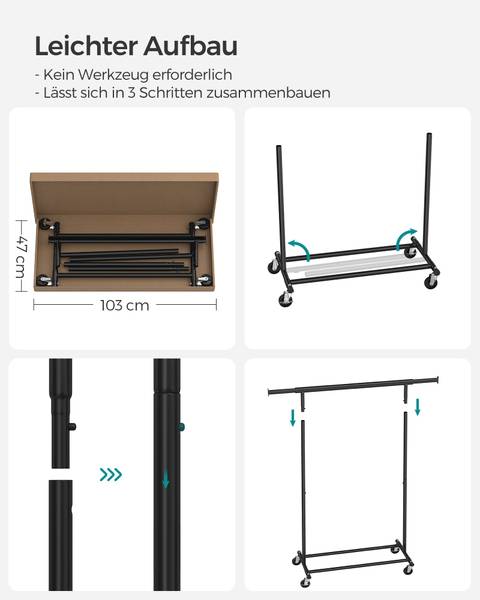 Schwerlastregal Banjul Schwarz