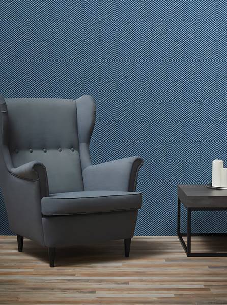 Vliestapete 369264-GU Blau - Kunststoff - 53 x 1 x 1005 cm