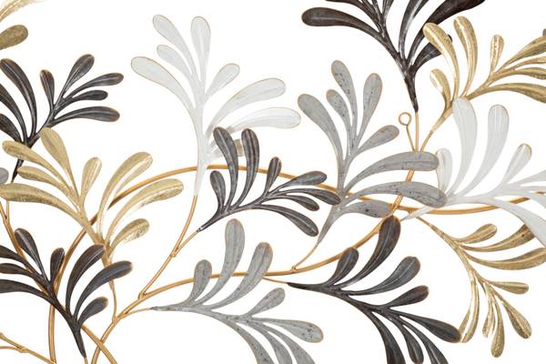 Wanddekoration Lixy A Metall - 8 x 71 x 131 cm