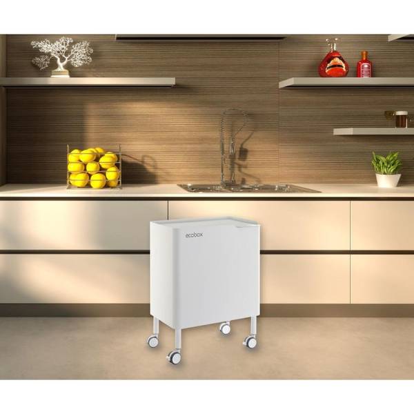 Poubelle cuisine ECOBOX NOA Gris