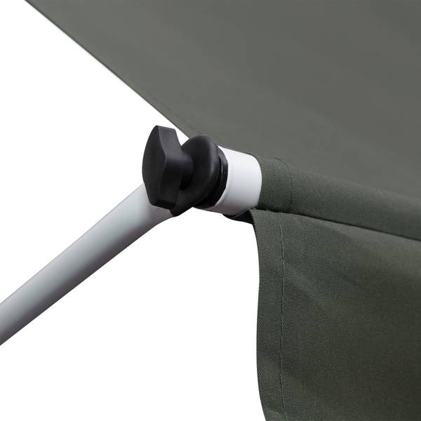 Markise 840-183GY Grau - Textil - 150 x 280 x 300 cm