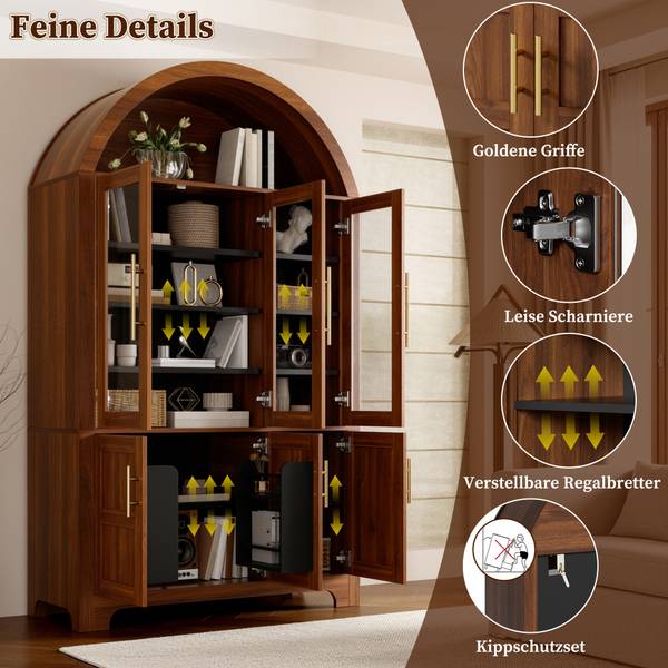 Hochschrank Astraios Ⅲ Walnuss
