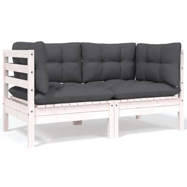Gartensofa 3012138-10 (2-teilig) Weiß
