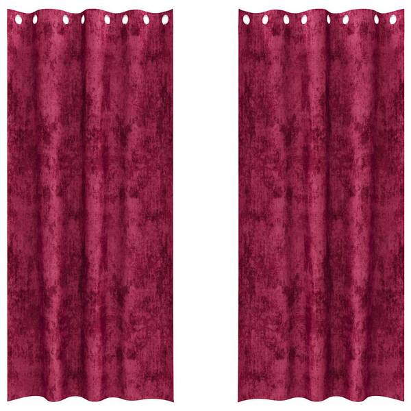 Vorhang 3044629-1 (2er Set) Rotbraun - Tiefe: 225 cm