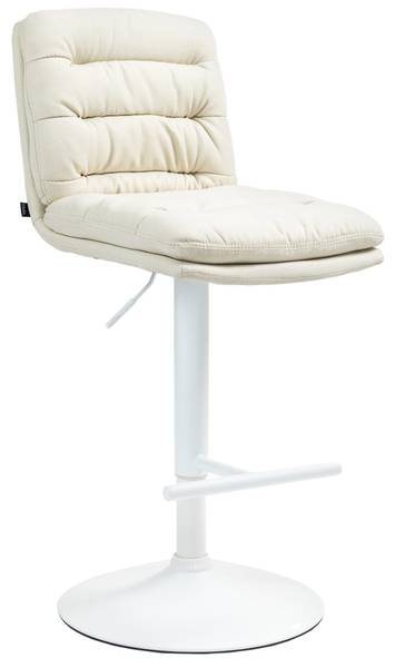 Barhocker Damar Creme - Weiß