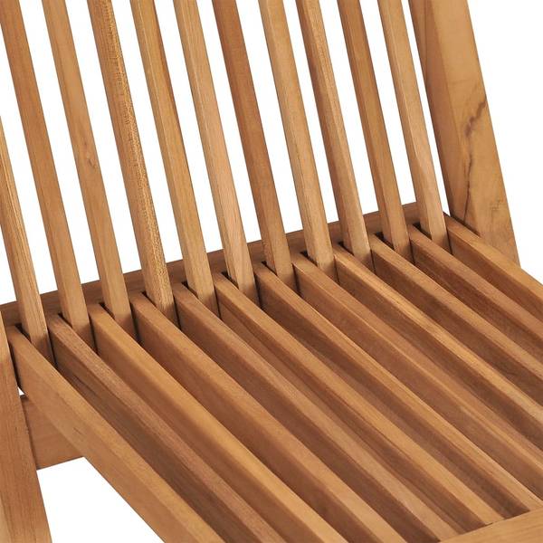 Gartenstühle 3096592 8er Set Braun - Massivholz - 62 x 90 x 46 cm
