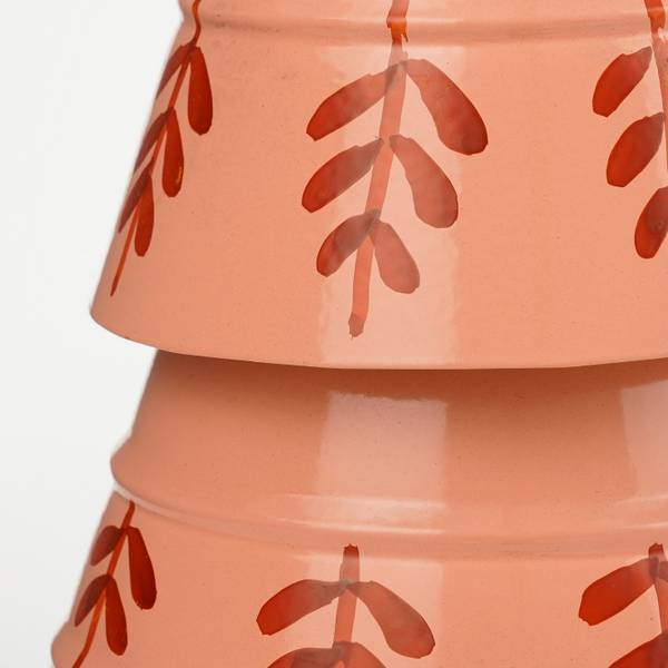 Decoratieve kerstboom MEMIDE1290035 roze - metaal - 13 x 40 x 13 cm