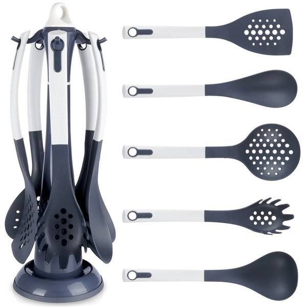 Küchenhelfer Set 5-tlg. 259245 Grau - Kunststoff - 20 x 40 x 20 cm