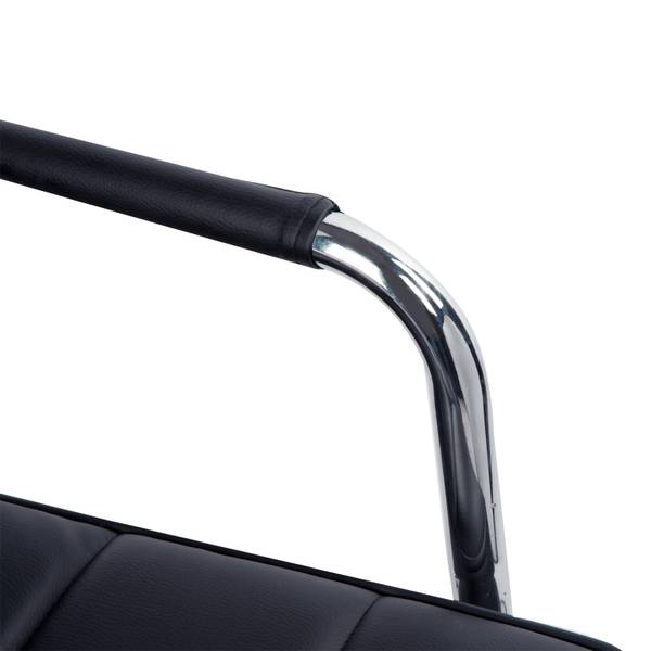 Bürostuhl mit Rollen 02-0697 Braun - Metall - 54 x 99 x 53 cm