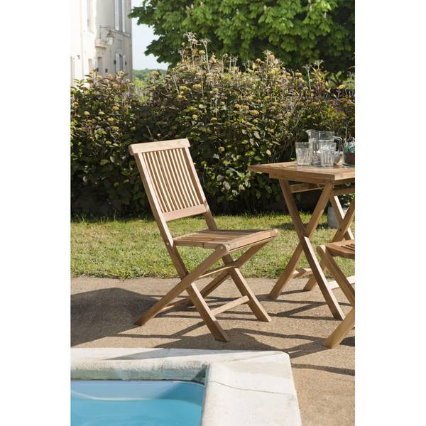 Gartenlounges - Mahlzeiten HARRIS Braun - Teakholz - 60 x 76 x 60 cm