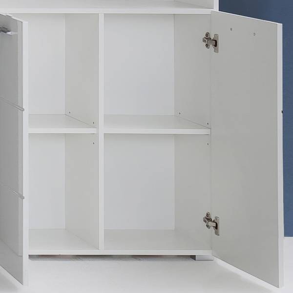 Hochschrank ALTENA-19-1 Weiß - Holzwerkstoff - 73 x 190 x 31 cm