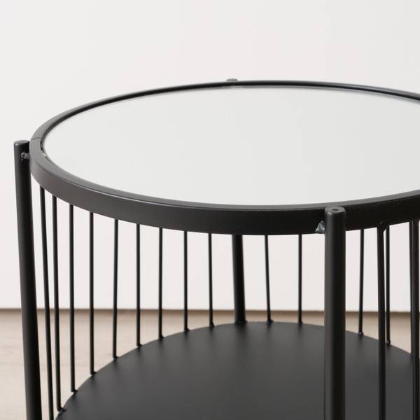 Couchtische LOBO Schwarz - Metall - 33 x 56 x 33 cm