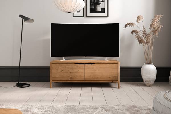 TV-schrank PAUL Braun - Wildeiche - 111 x 48 x 50 cm