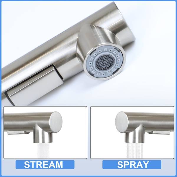 Keukenkraan Moment zilver