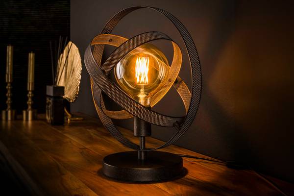 Tischlampe DILLY Schwarz - Metall - 32 x 38 x 28 cm