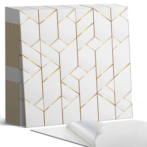 Vinylfliese LinienGeom 20er-Set 20 x 20 cm