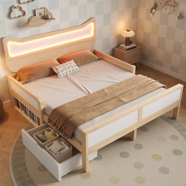 Lit d’enfant NATMUD 145 x 206 cm