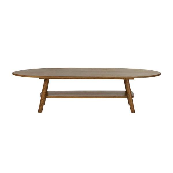Couchtisch MILO Braun - Massivholz - 160 x 40 x 50 cm