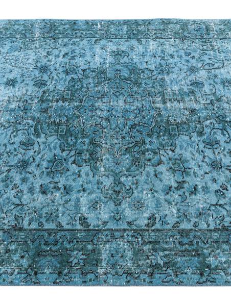Vloerkleed Ultra Vintage CCL turquoise - wol - 160 x 1 x 272 cm