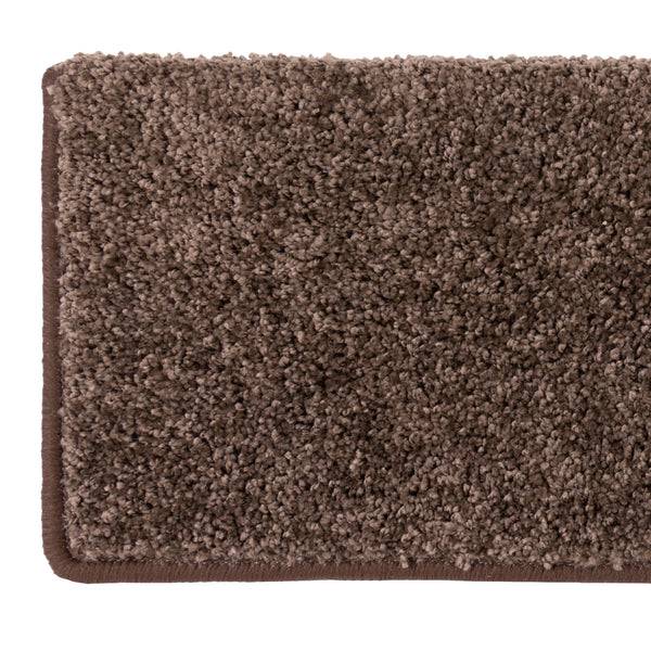Hochflor Stufenmatte Bali Braun - Polypropylen - 24 x 1 x 65 cm