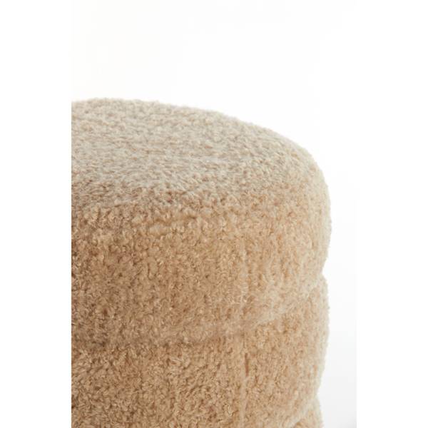 Sitzpuff Jobbi Braun - Strukturstoff - Flachgewebe - 40 x 45 x 40 cm
