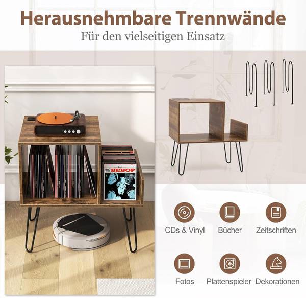 Beistelltisch VL32430PQ Braun