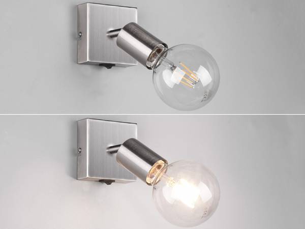 Wandstrahler Minda Silber