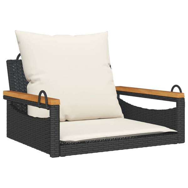 Schommelbank 3033883-3 zwart - staal - 63 x 40 x 62 cm