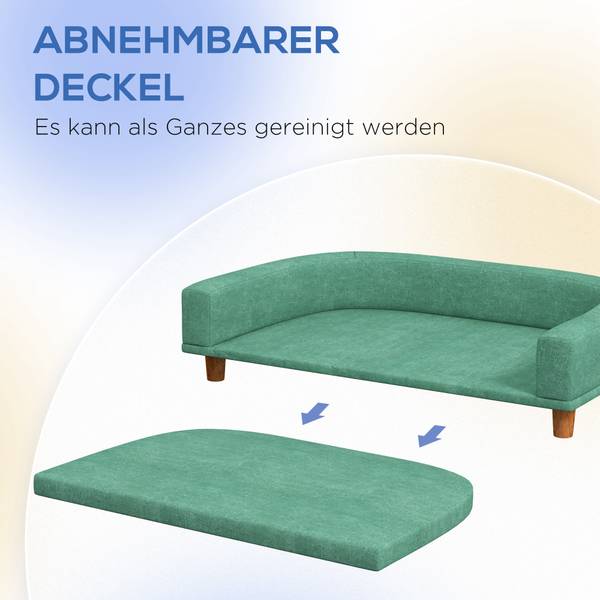 Haustiersofa D04-262V00GN Grün