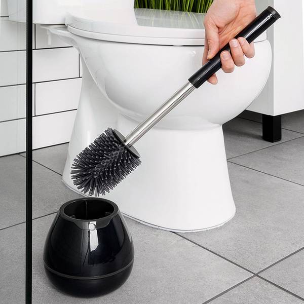 Toilettenbürste 65027 Schwarz - Kunststoff - 15 x 15 x 16 cm