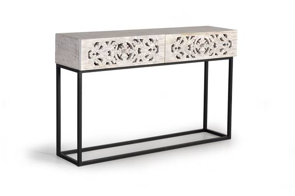 Konsole 6197 Massivholz - 30 x 77 x 120 cm