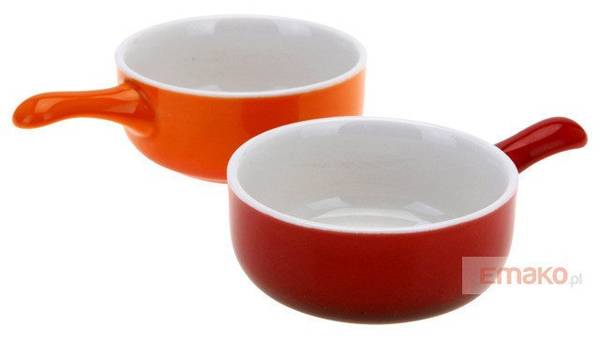 Keramische  feuerfeste Überbackform Orange - Keramik - 8 x 3 x 11 cm