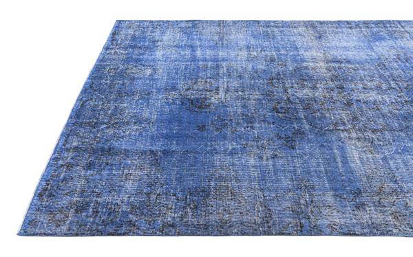 Tapis Ultra Vintage CXXXIX Bleu - Laine - 203 x 1 x 312 cm