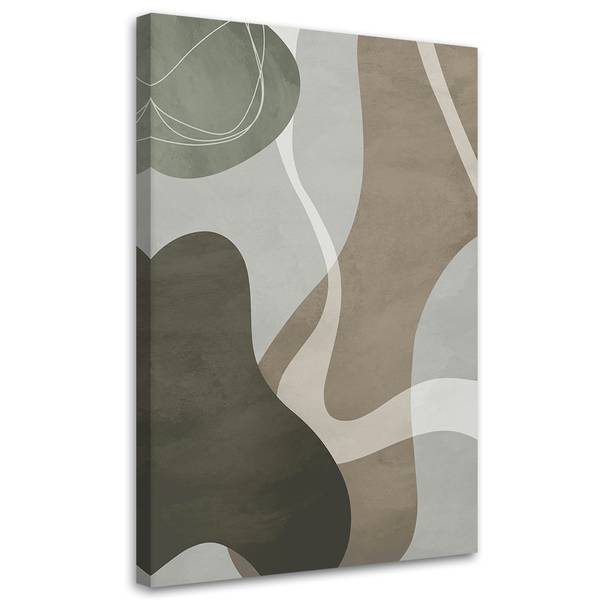 Wandbild formen im boho-stil 70 x 100 cm