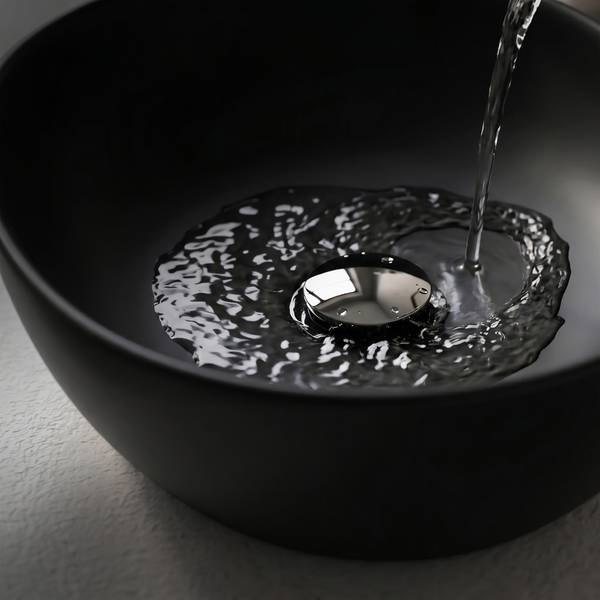 Aufsatzwaschbecken ELIPSE 9319 Schwarz