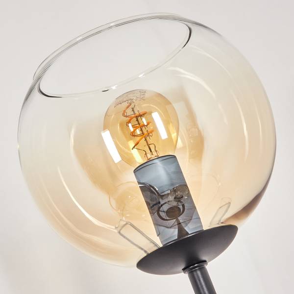 Stehlampe Cesaro Braun - Grau - Metall - 28 x 150 x 86 cm
