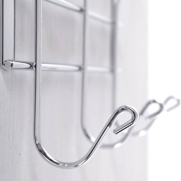 Türgarderobe PURISTA Silber - Metall - 25 x 21 x 13 cm