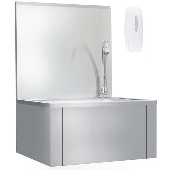 Handwaschbecken 51114 Silber - Edelstahl - 34 x 56 x 40 cm