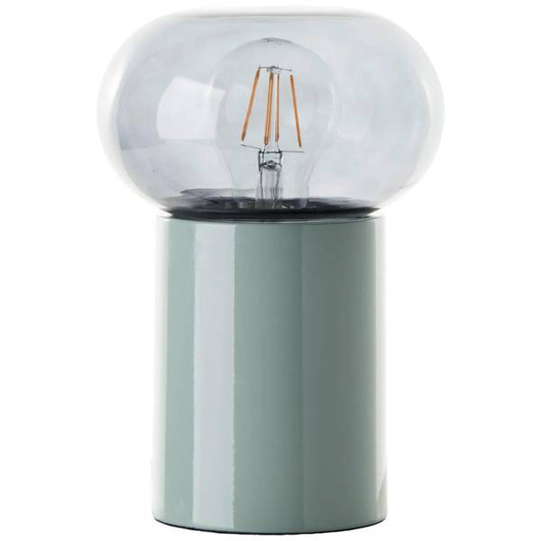 Tischleuchte NALAM 94702/76 Glas Grau - Grün - Höhe: 4 cm
