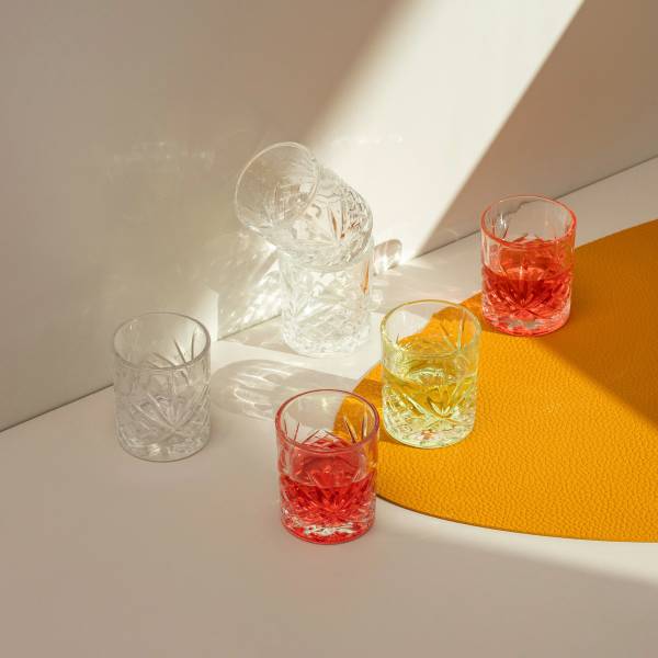 Wodkagläser MIRRA 6er-Set Glas - 5 x 6 x 5 cm